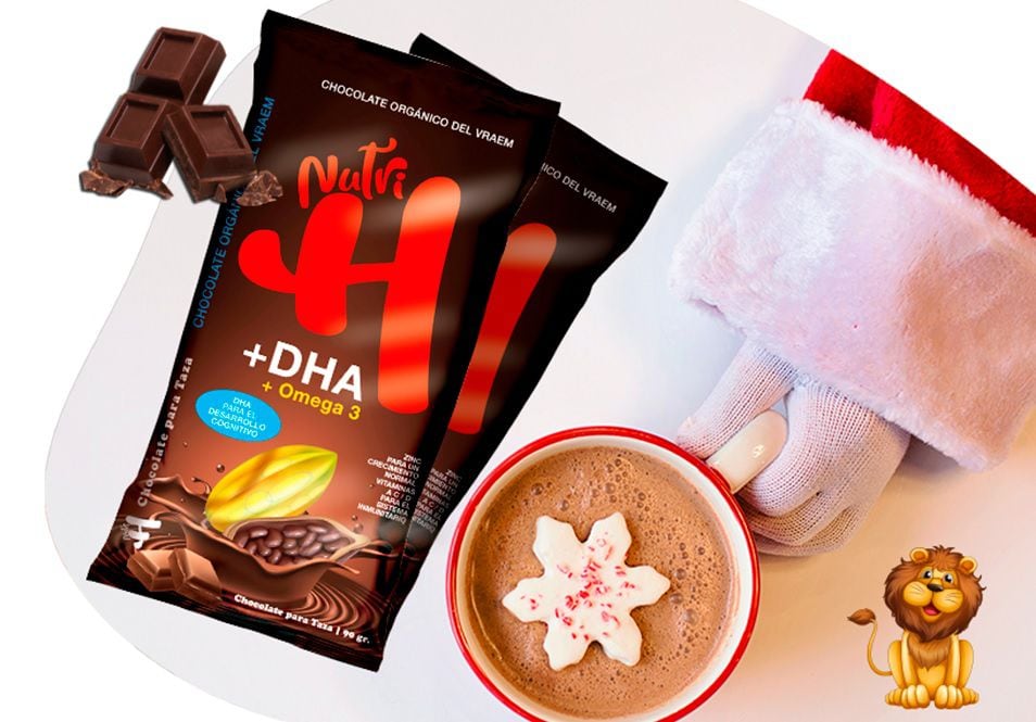 Chocolate 'Nutri H', creada por Julio Garay  también combate la anemia. (Foto: Web Nutri H)