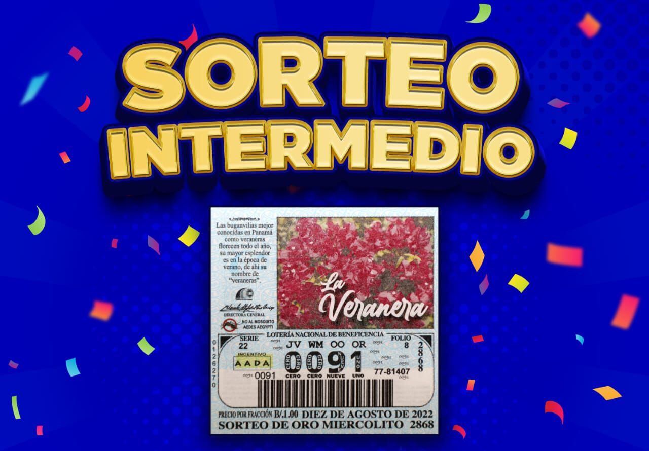 Resultados Lotería Nacional de Panamá: números ganadores del Sorteo Miercolito del 10 de agosto