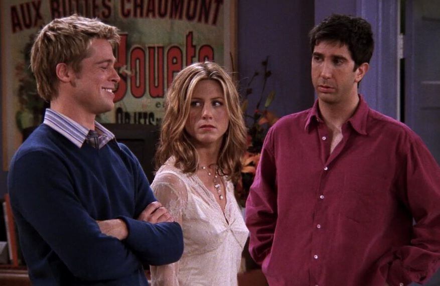 Este episodio no solo está centrado en Friends, sino que muestra por primer vez en TV a la pareja conformada por Jennifer Aniston y Brad Pitt. (Foto: HBO Max)