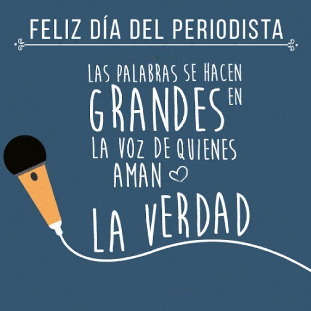¡Feliz Día del Periodista! Las mejores imágenes y frases para dedicar este 08 de setiembre (Foto: Pinterest).