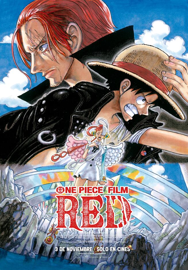 La esperada película, One Piece Film Red, llega siendo la más taquillera del 2022 en Japón. (Foto: Toei)