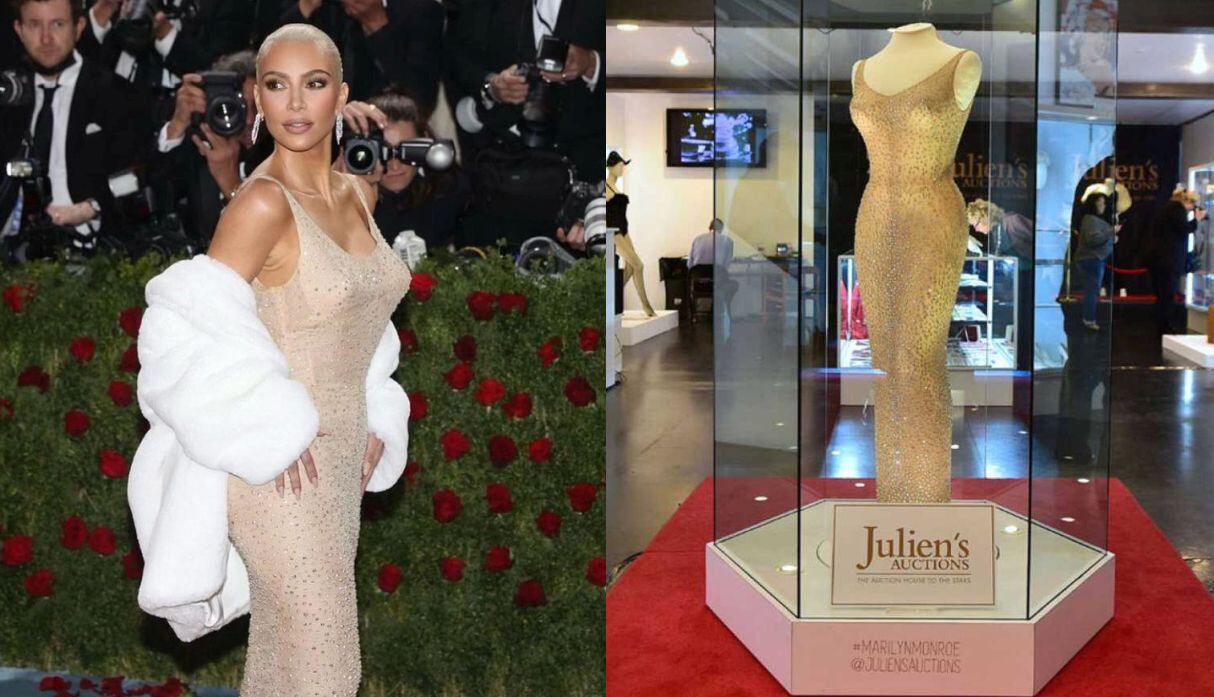 Kim Kardashian: franquicia que le prestó el vestido de Marilyn Monroe, asegura que no lo dañó