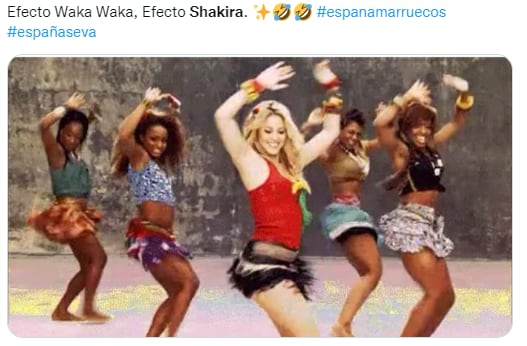 Shakira es protagonista de memes tras derrota de España.
