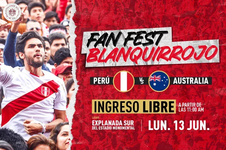 Club Universitario de Deportes y Municipalidad de Ate coordinan evento para que hinchas vean en vivo y en pantalla grande el partido Perú vs Australia.